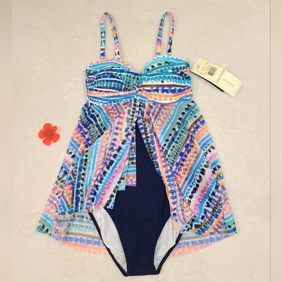 🌿NWT "profile by Gottex" Swimsuit size 6 USA - Picture 1 of 15